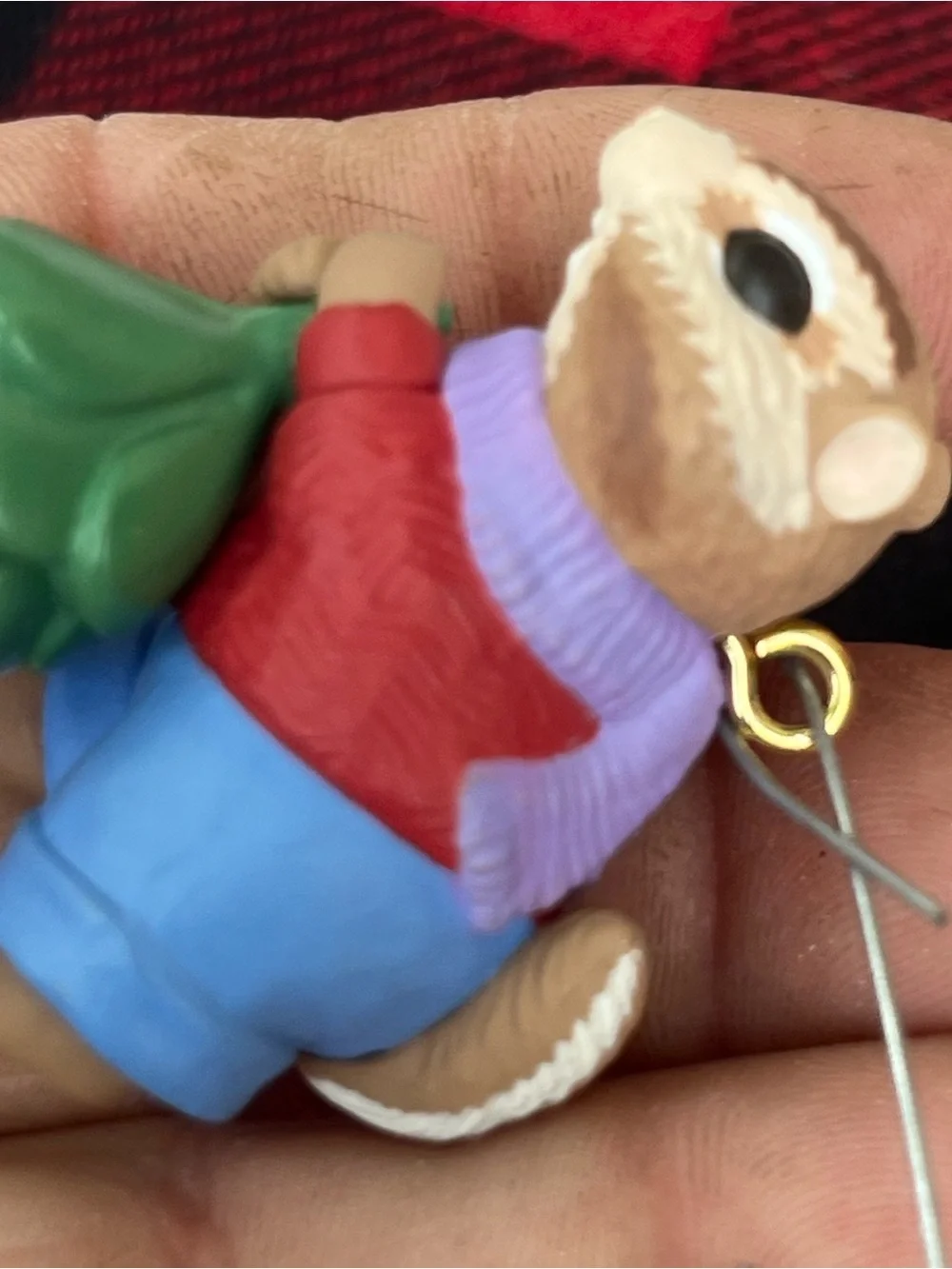 1994 Hallmark Keepsake Mistletoe Surprise Christmas Ornament Set
